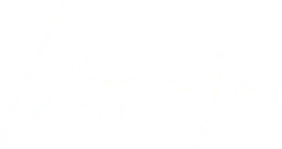 Umoja Coffee logo featuring stylized handwritten text 'Umoja' in white.
